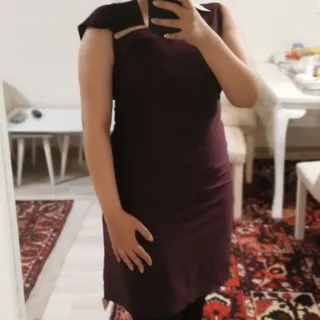 مجلسی بنفش کرپ کشی نو