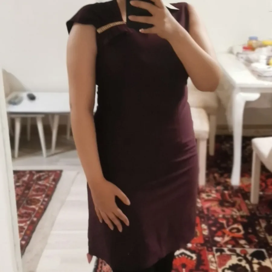 مجلسی بنفش کرپ کشی نو