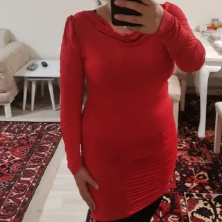 لباس مجلسی قرمز یلدا تایم