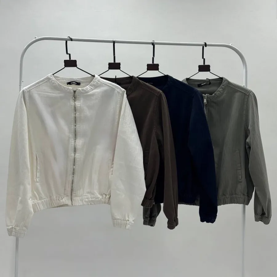 بامبر جکت کتان