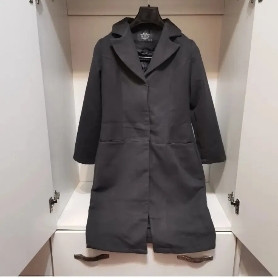 پالتو ذغالی فوتر فری تا42