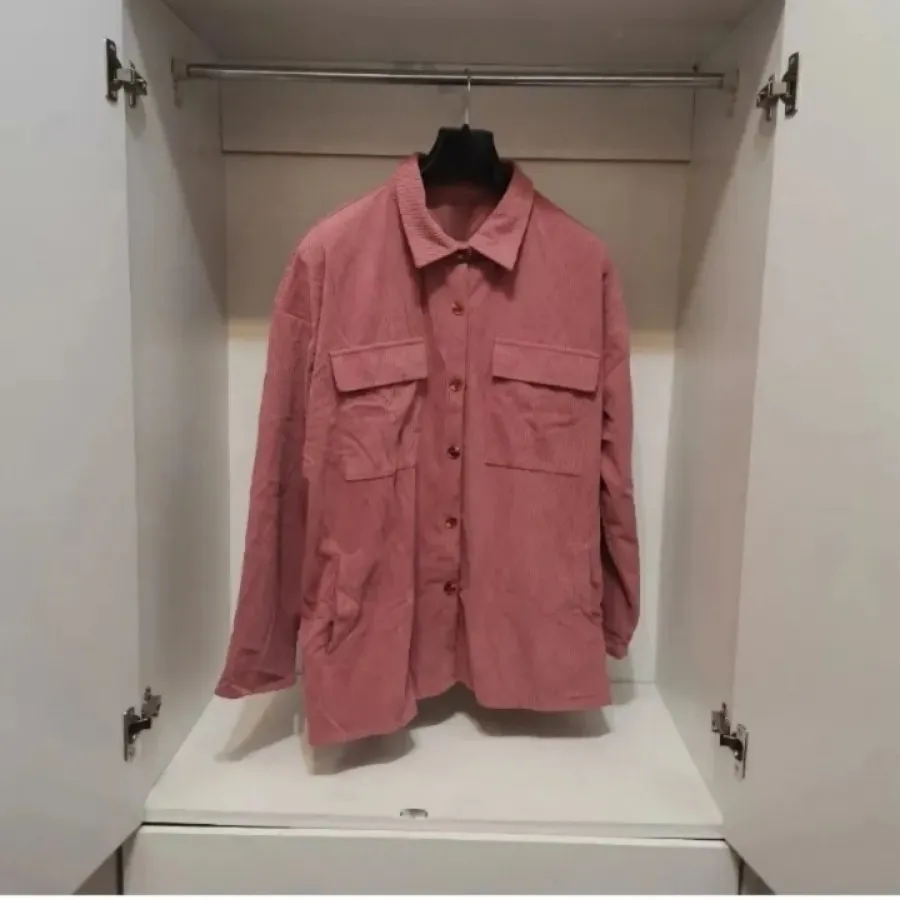 پالتو صورتی مخمل کبریتی