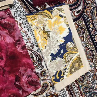روسری کرپ ابریشم