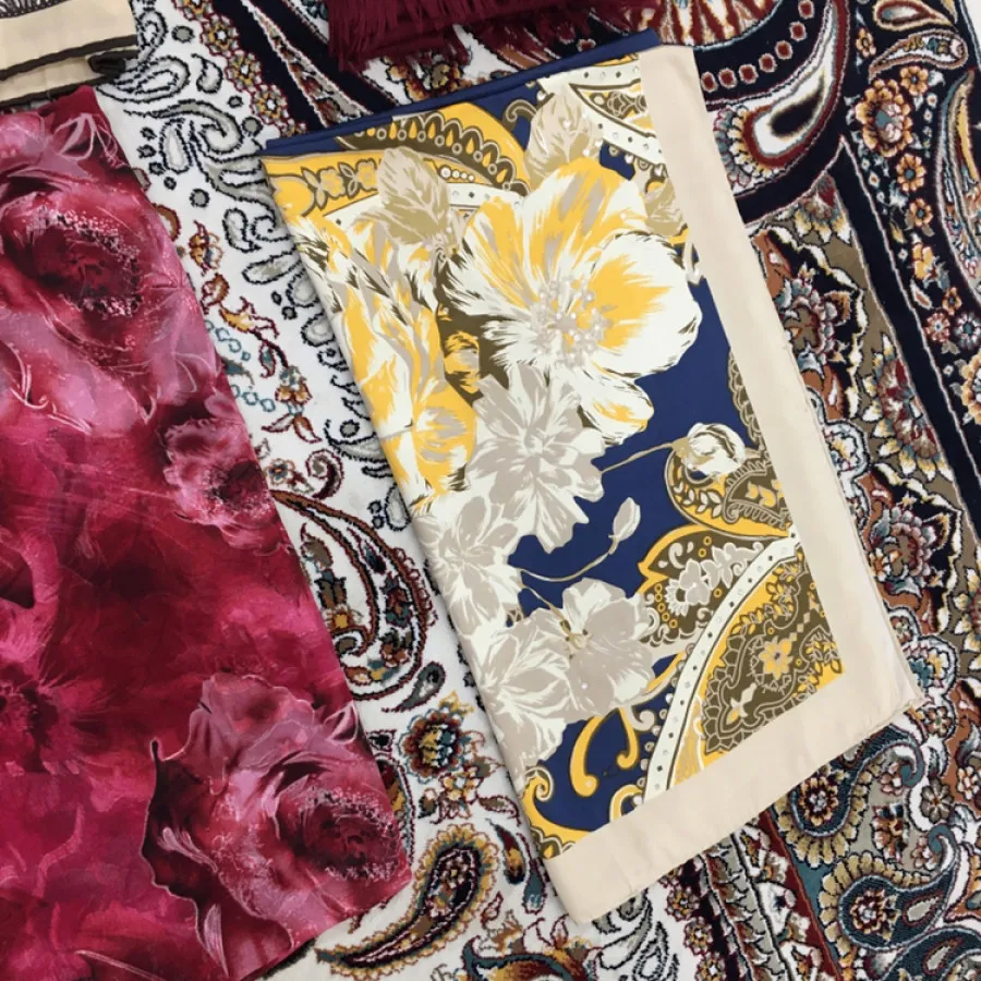 روسری کرپ ابریشم