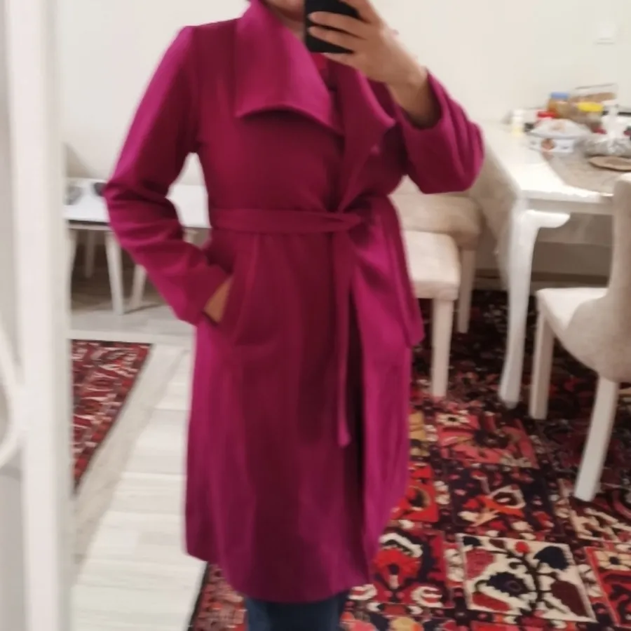 پالتو سرخابی بلند فوتری