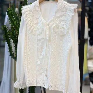 شومیز گلدوزی گیپور شیک