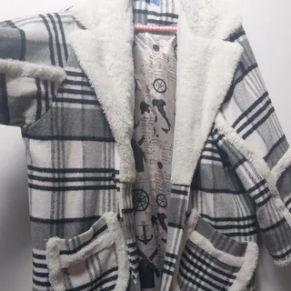 پالتو چهارخونه کاملا نو