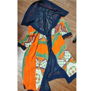 مانتو حریر مزونی دو رو