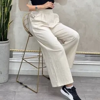 شلوار بگ لینن