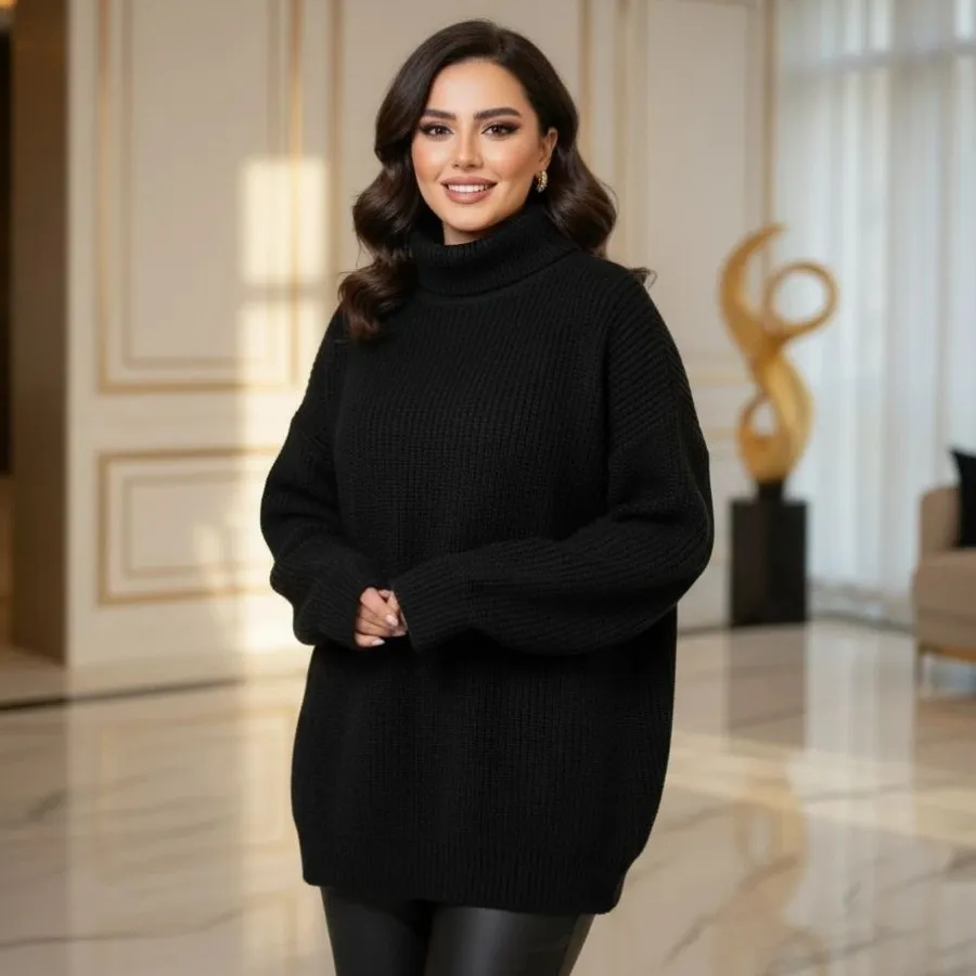 بلوز بافت یقه اسکی