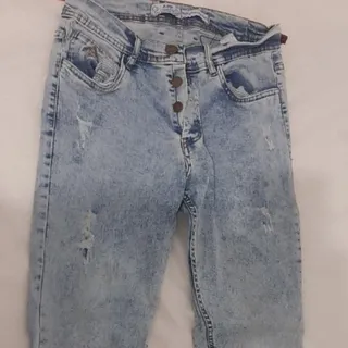 شلوار لی آبی