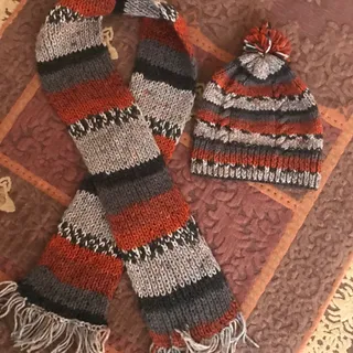 شال و کلاه بافت