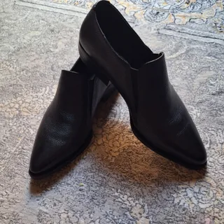 کفش چرم مشکی