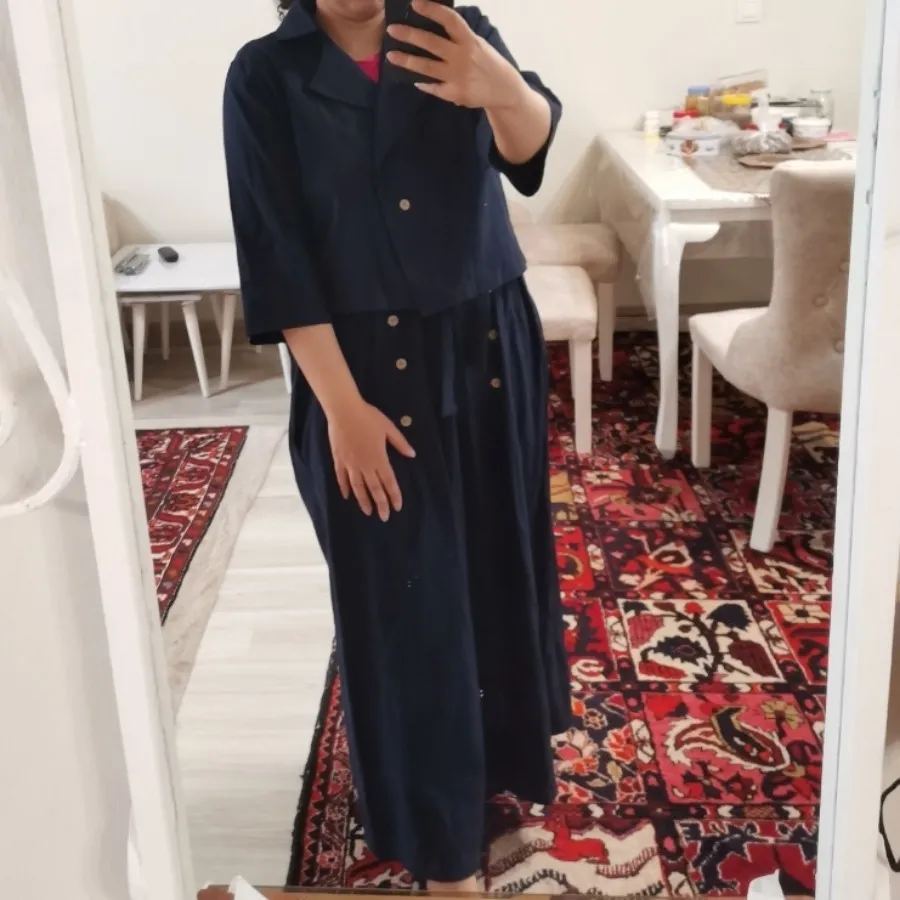 کت ودامن دوتکه سرمه رنگ