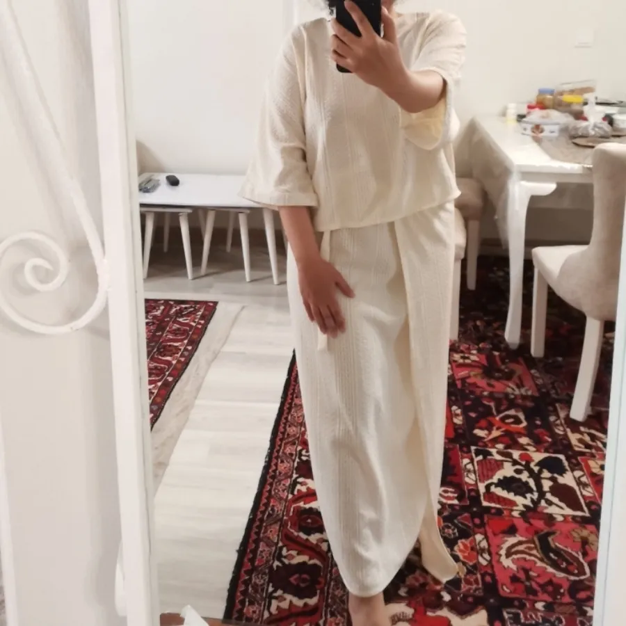 شومیز دامن مدل لنگی بافت