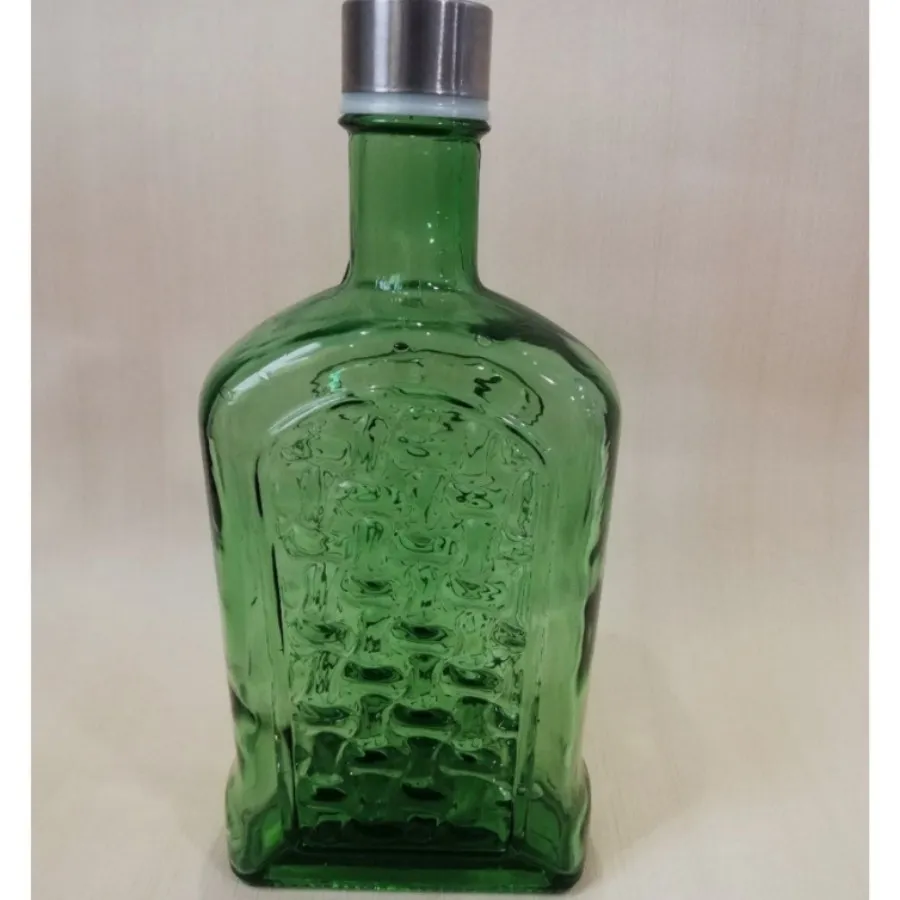 بطری شیشه ای سبز رنگی