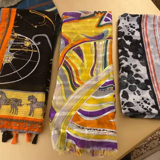 3 عدد شال رنگی