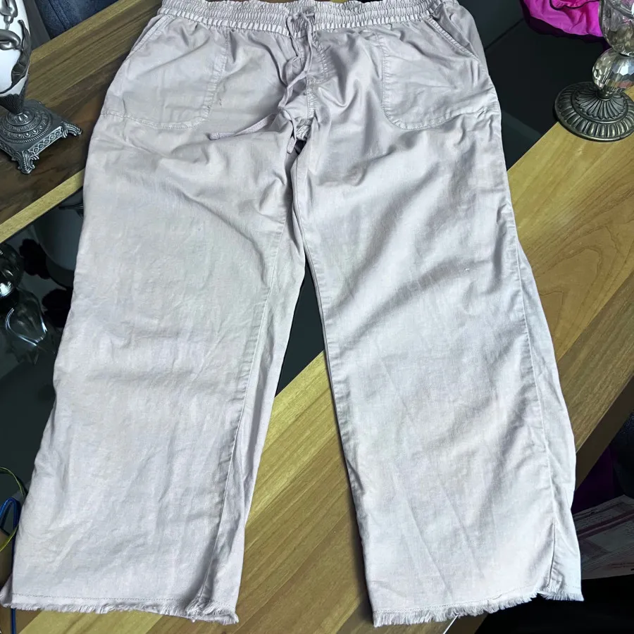 شلوار کتان بگ170✅