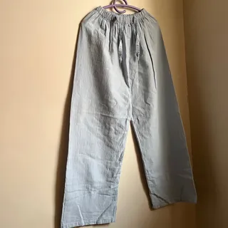 شلوار لنین نخ آبی خوشرنگ