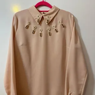 شومیز مجلسی صورتی