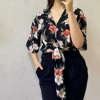 شومیز کمر گره ای