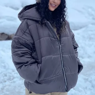 کاپشن قهوه ای