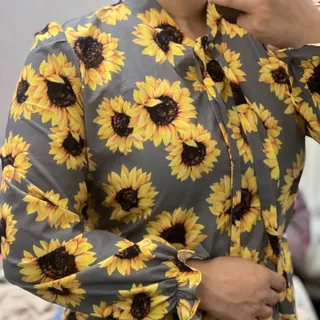 پیراهن بلندطرح افتابگر‌دو