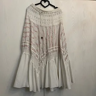 دامن بلند خامه دوزی