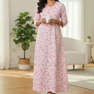 پیراهن نخی سایز بزرگ