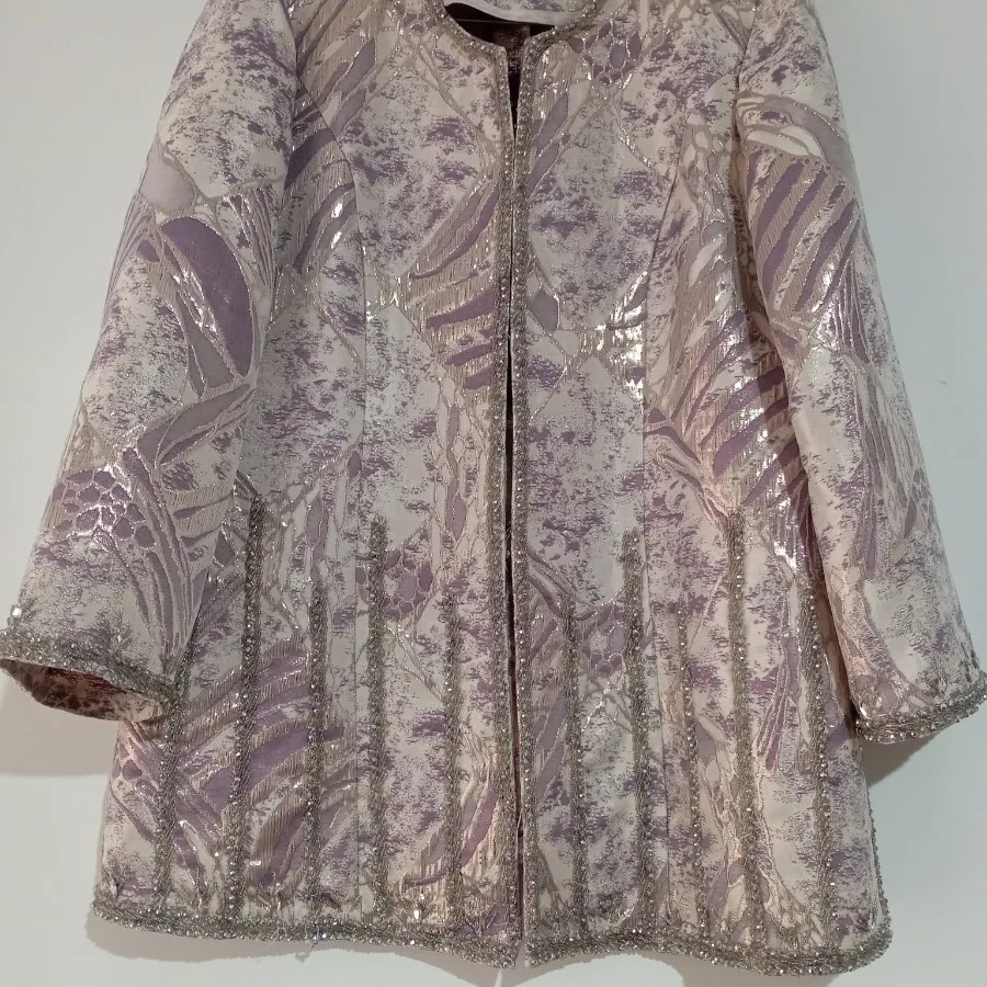 مانتو ژاکارد کارشده