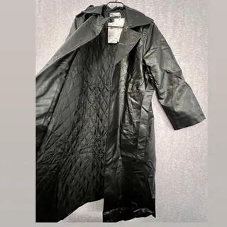 پالتوی چرم مصنوعی مشکی