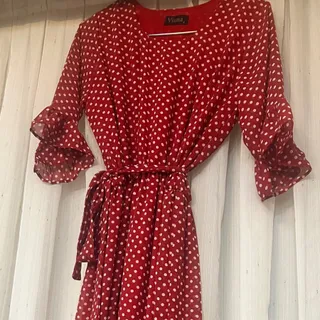 پیراهن حریر توپ توپی نووو