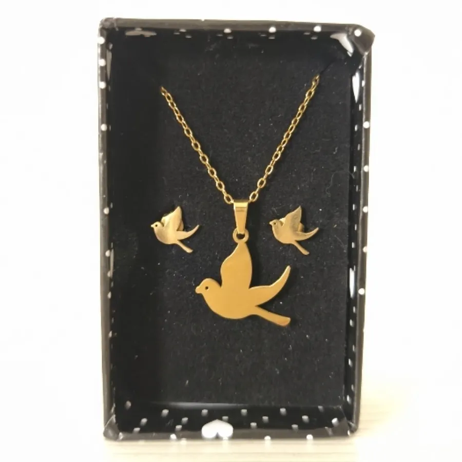 نیم ست استیل پرنده آزادی