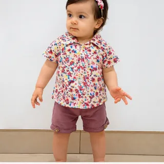 ست بلوز و شلوارک دخترانه