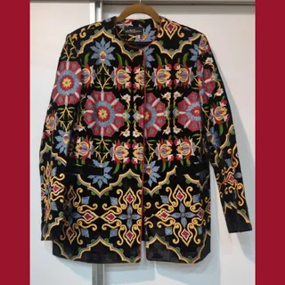 کت مخمل تمام گلدوزی