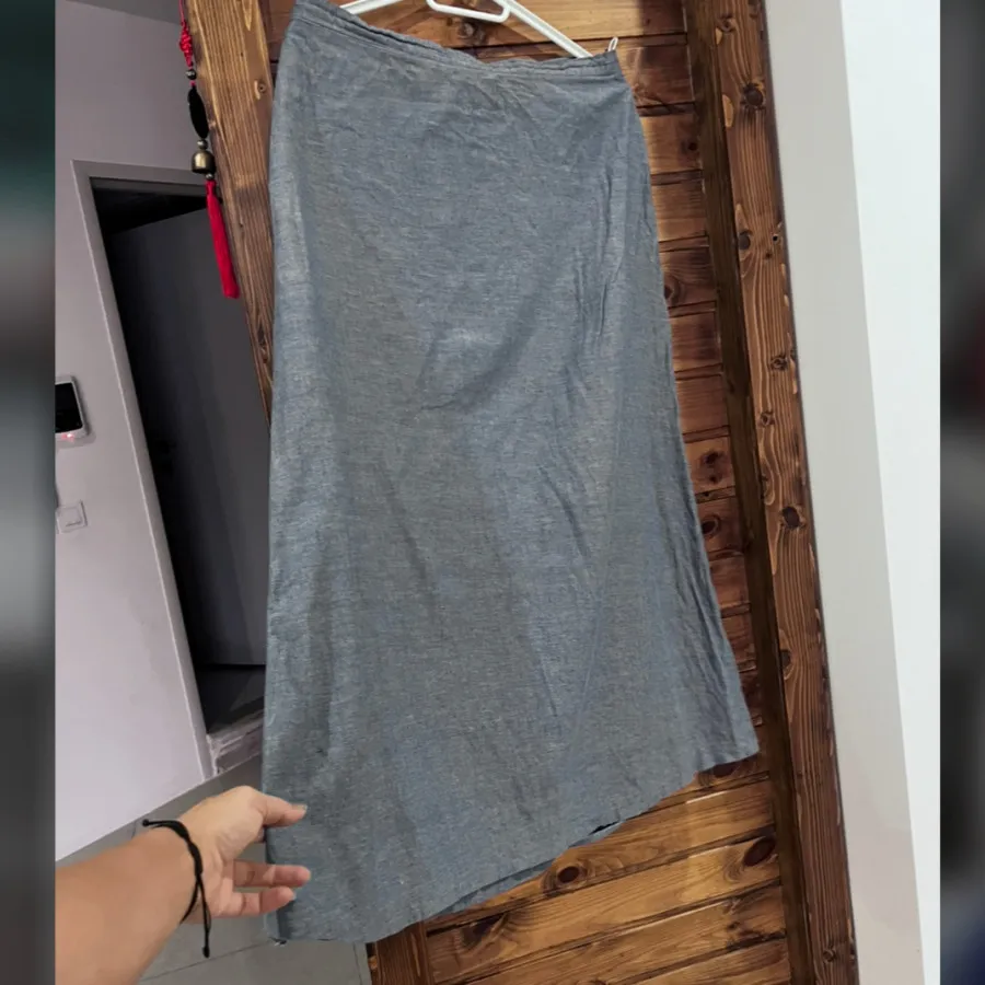 دامن لینن نخ