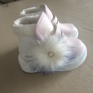 بوت دخترانه صورتی سایز 25