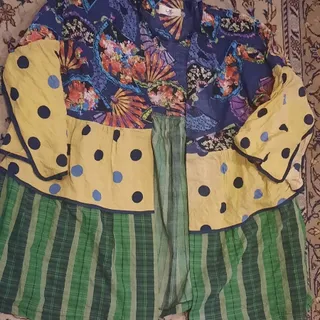 مانتو کوتاه رنگی