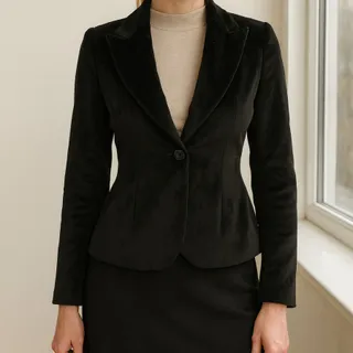 کراپ کت مخمل