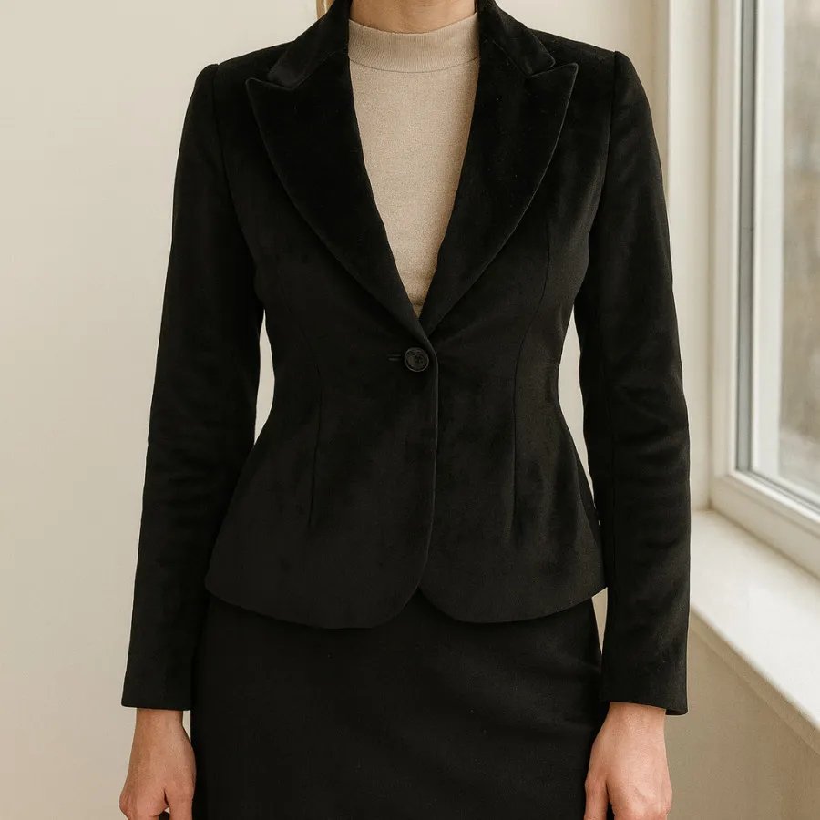 کراپ کت مخمل