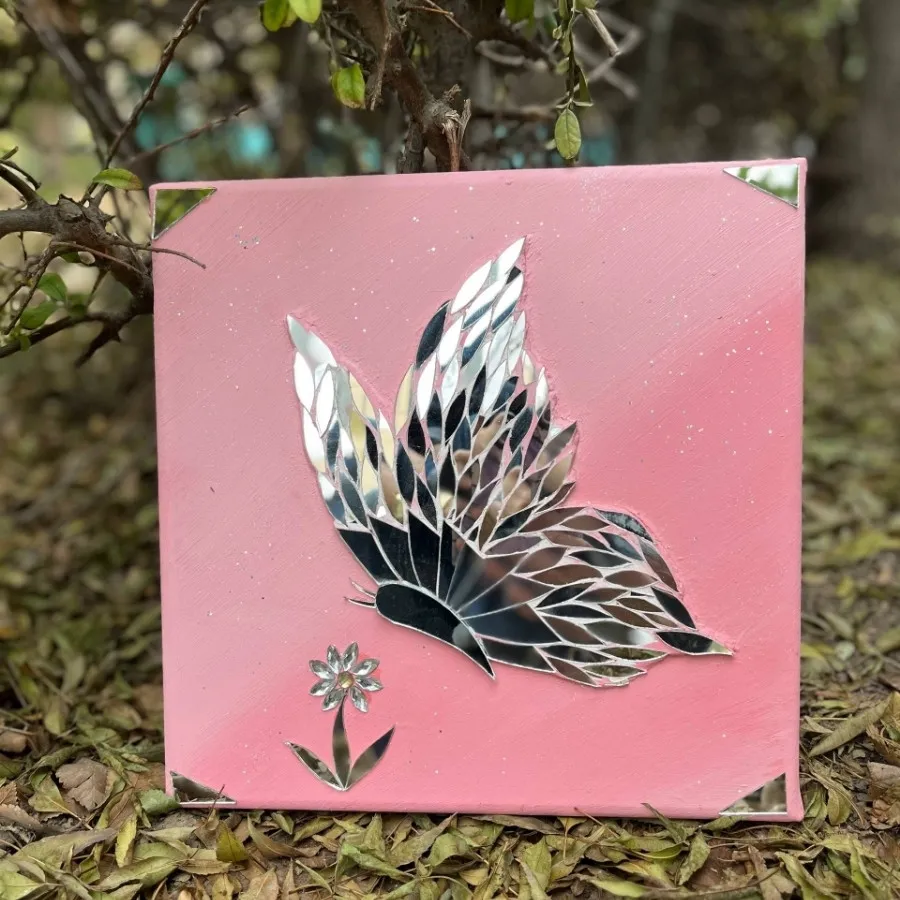 تابلو آینه کاری پروانه