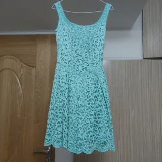 پیراهن مجلسی آبی فیروزه ا