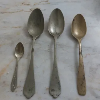 قاشق ورشو. و برنجی عتیقه