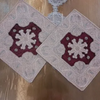 رومیزی مخمل سه تیکه