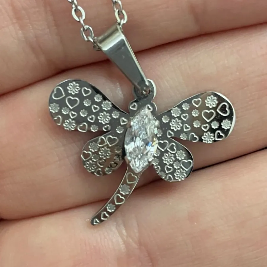 گردنبند استیل سنجاقک