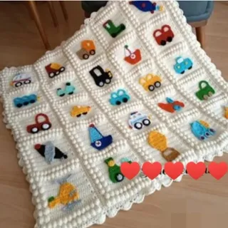 پتو نوزاد طرح ماشین