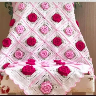 پتو گل برجسته