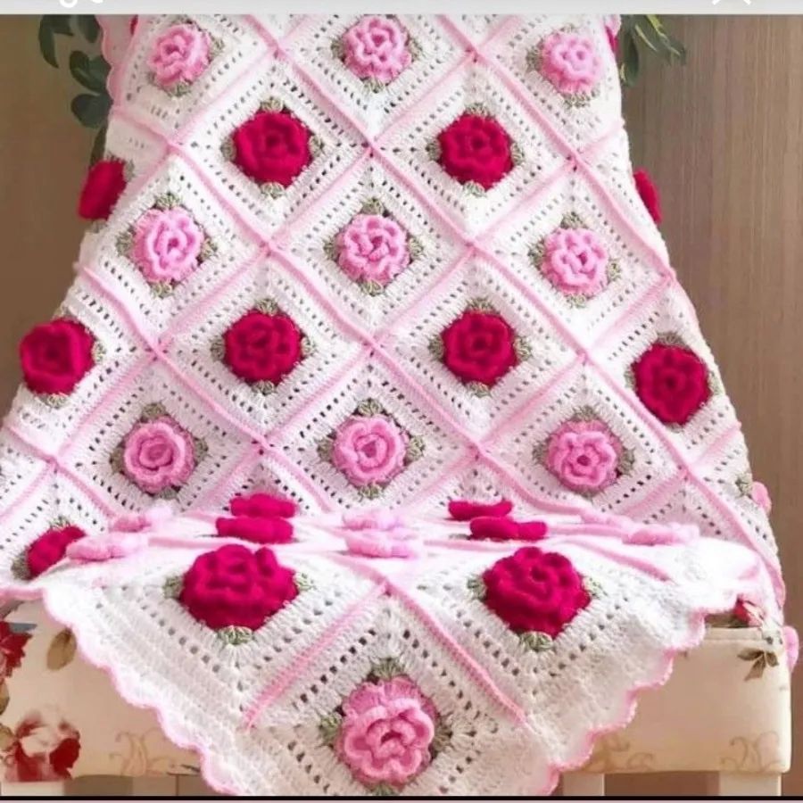 پتو گل برجسته