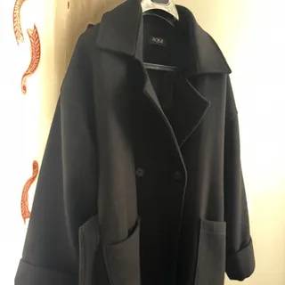 پالتوی فوتر بلند مشکی