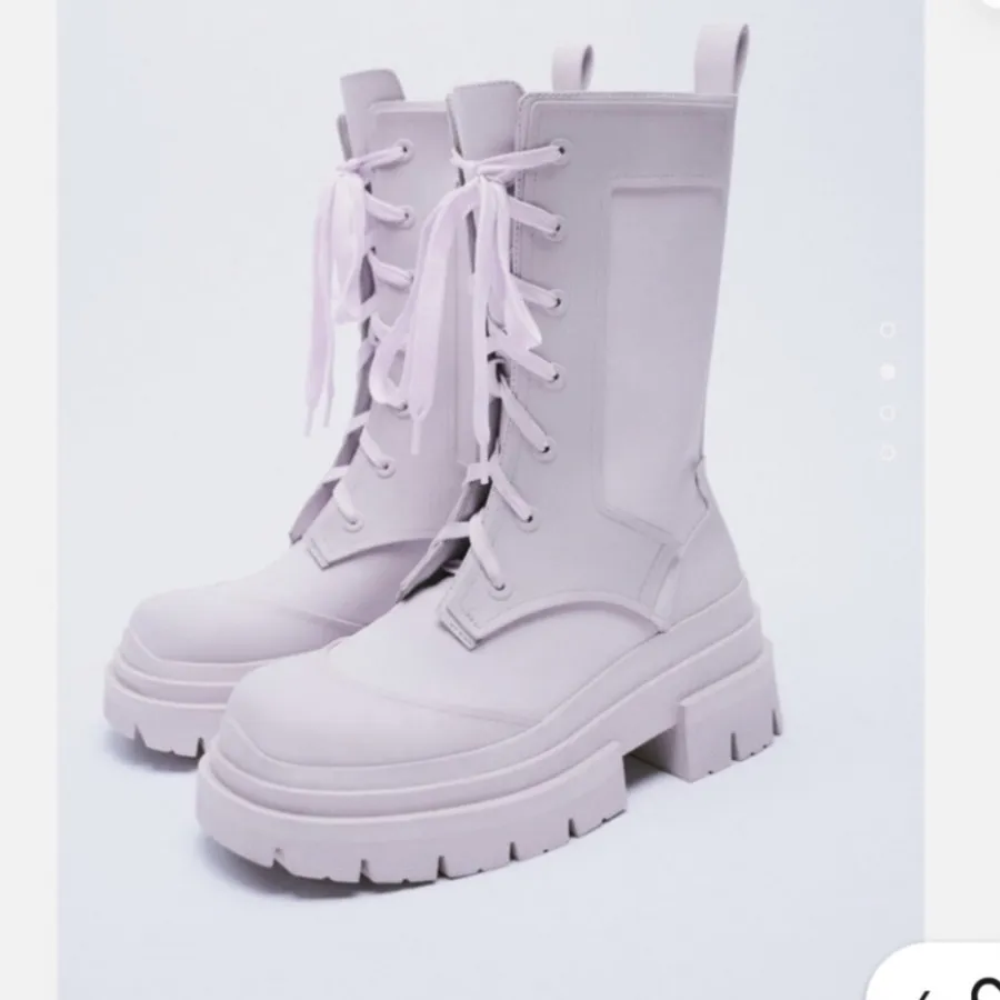 بوت بنفش  برند زارا Zara